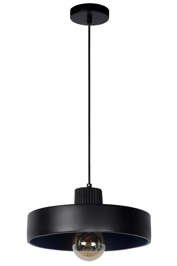 Lucide OPHELIA - Pendant light - Ø 35 cm - 1xE27 - Black - off